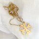 Collar ajustable de 18k Gold Filled, con doble placa Siamo Noi de 30mm