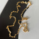 Collar de cadena Paper Clip en 18k Gold Filled, medida 51cm