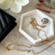 Collar de cadena Paper Clip en 18k Gold Filled, medida 51cm
