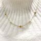 Collar de perlas y beads, 18k Gold Filled, medida 41 a 45cm