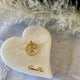 Charm placa Siamo Noi de 20mm con trancadero en 18k Gold Filled