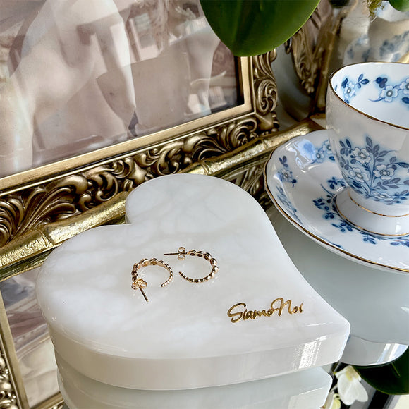 Argolla de bead abierta en 18k Gold Filled