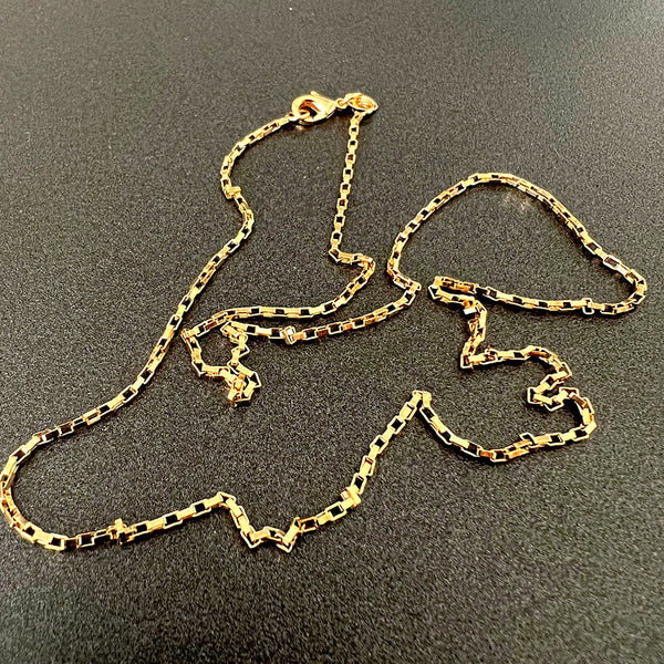 Collar de cadena Mini Link en 18k Gold Filled, medida 50cm